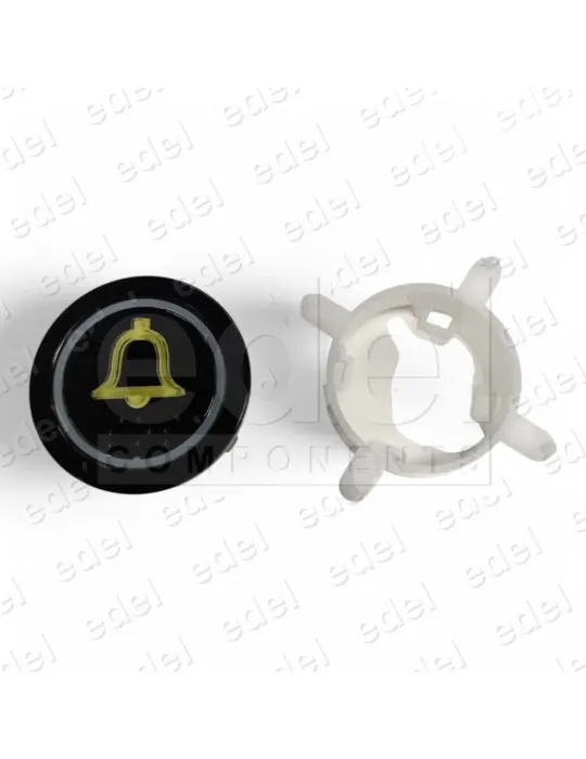 BOUTON EDEL REGLETA BLACK NON LUMINEUX ALARMA