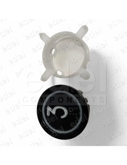 BOUTON EDEL REGLETA BLACK LUM. BLEU 3