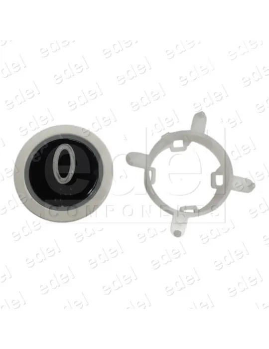 BOUTON EDEL REGLETA WHITE LUM. BLEU 0