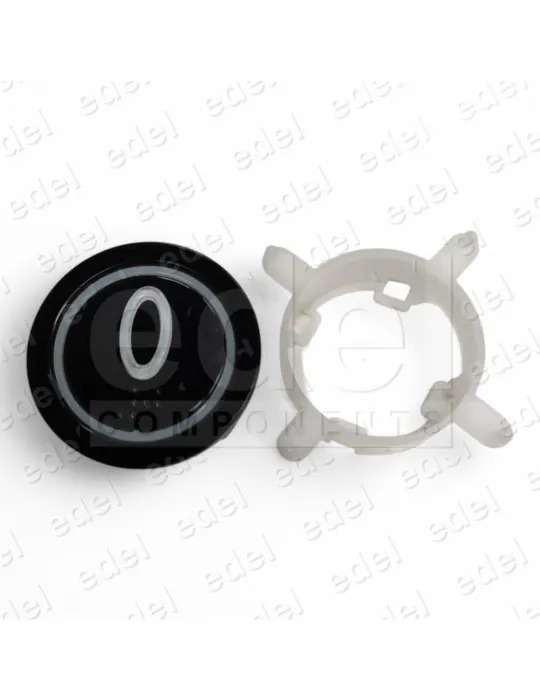BOUTON EDEL REGLETA BLACK LUM. BLEU 0