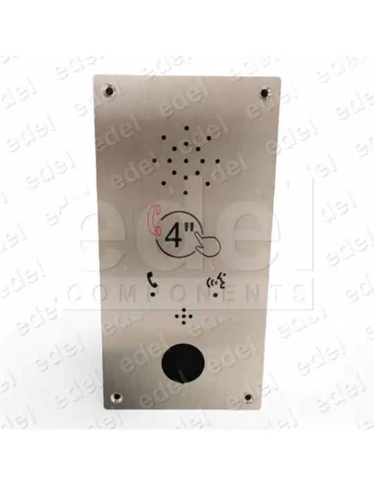 CARTE INOX TÉLÉPHONE 240X120 AVEC GRAVURE (SANS BOUTON)