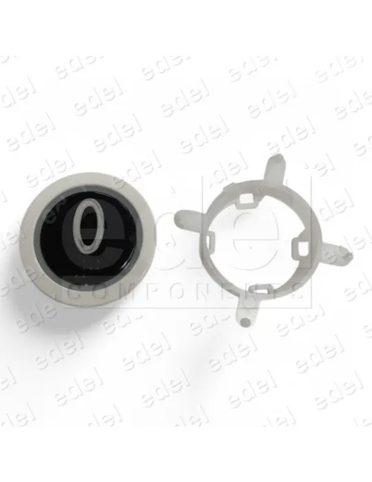 BOUTON EDEL REGLETA WHITE LUM. ROUGE 0
