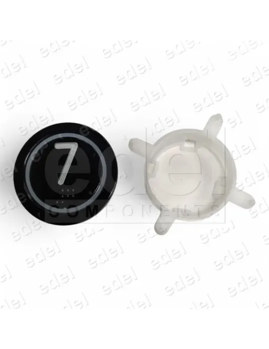 BOUTON EDEL REGLETA BLACK LUM. BLANCO 7