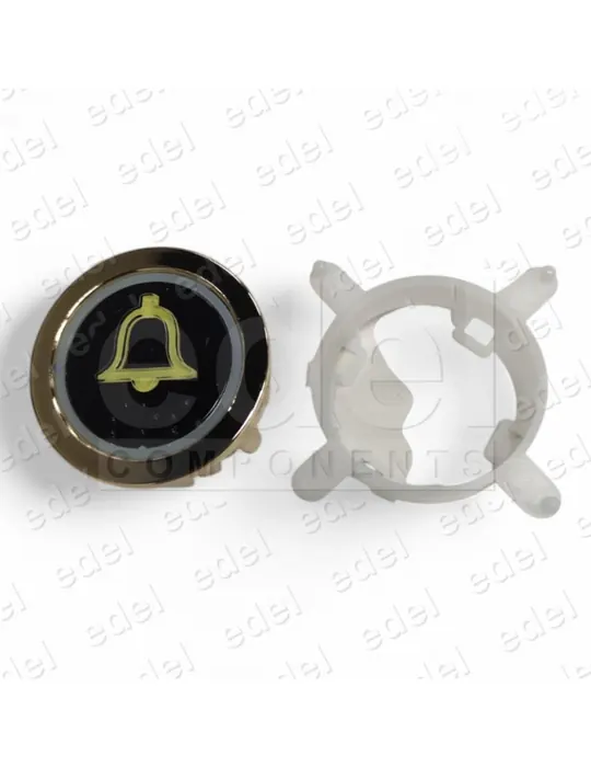 BOUTON EDEL REGLETA DORADO NON LUMINEUX ALARMA