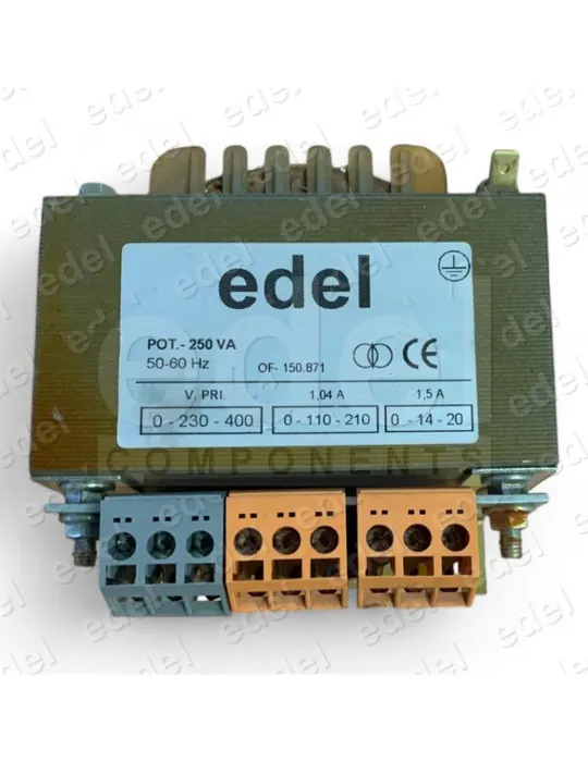TRAFO 250VA MDP 230V-400V / SEC.: 0-110 0-20