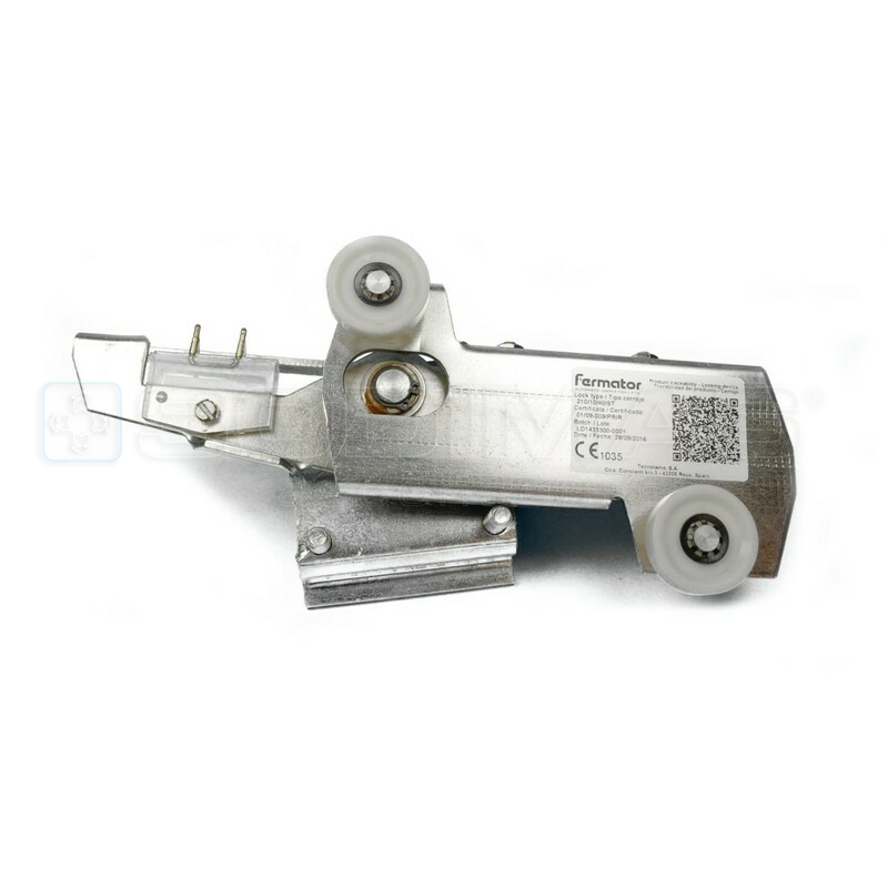 Serrure complète 40/10 Effacement gauche