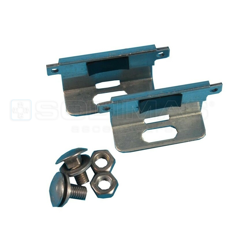 Lot de 2 patins de guidage pour portes cabines Premium PM seuil rainure de 8 mm