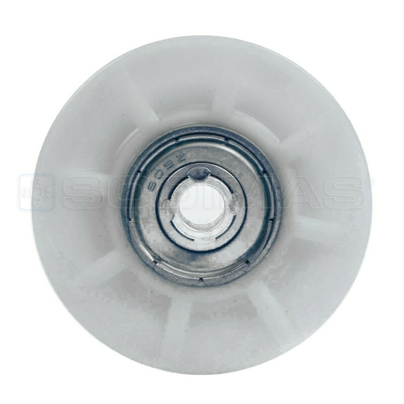 Galet de câblette Ø 47 mm pour porte cabine 40/10