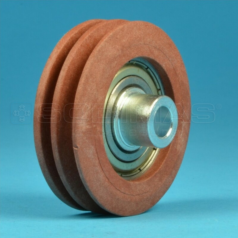 Poulie Câblette (2 gorges) - compatible porte ADV AMD