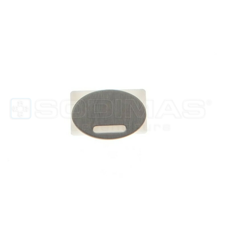 Touche bouton ovale vierge DELTA