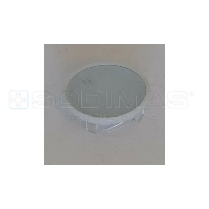 Pastille KSS vierge fond gris contour blanc - compatible