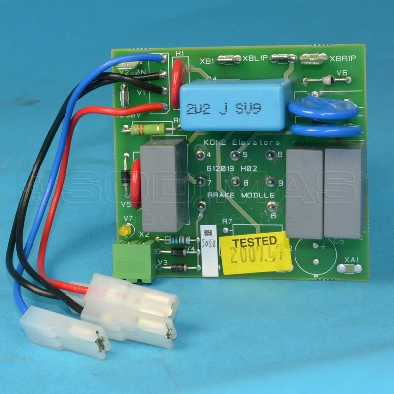 Carte frein LCEBRKS sans redresseur -compatible 612012G02 pour V3F16ES
