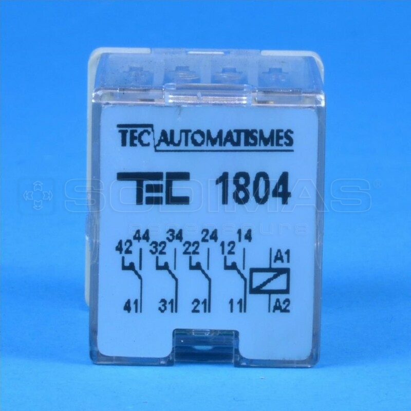 Relais TEC 1804 125 VCC-compatible
