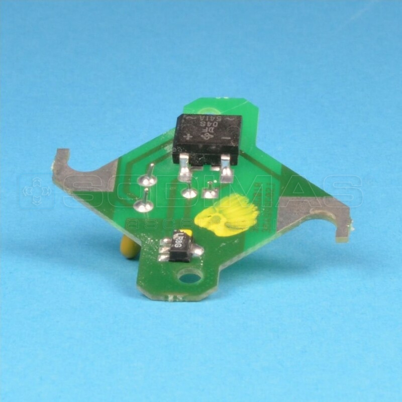 Circuit LED jaune 12 / 220 V compatible bouton ARNOULD