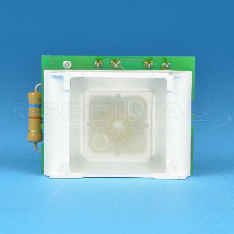 Bouton M manœuvre 24V lumineux 24v jaune compatible