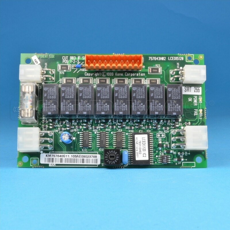 Carte indicateur étage LCEDIS 120 V -compatible 757640G11