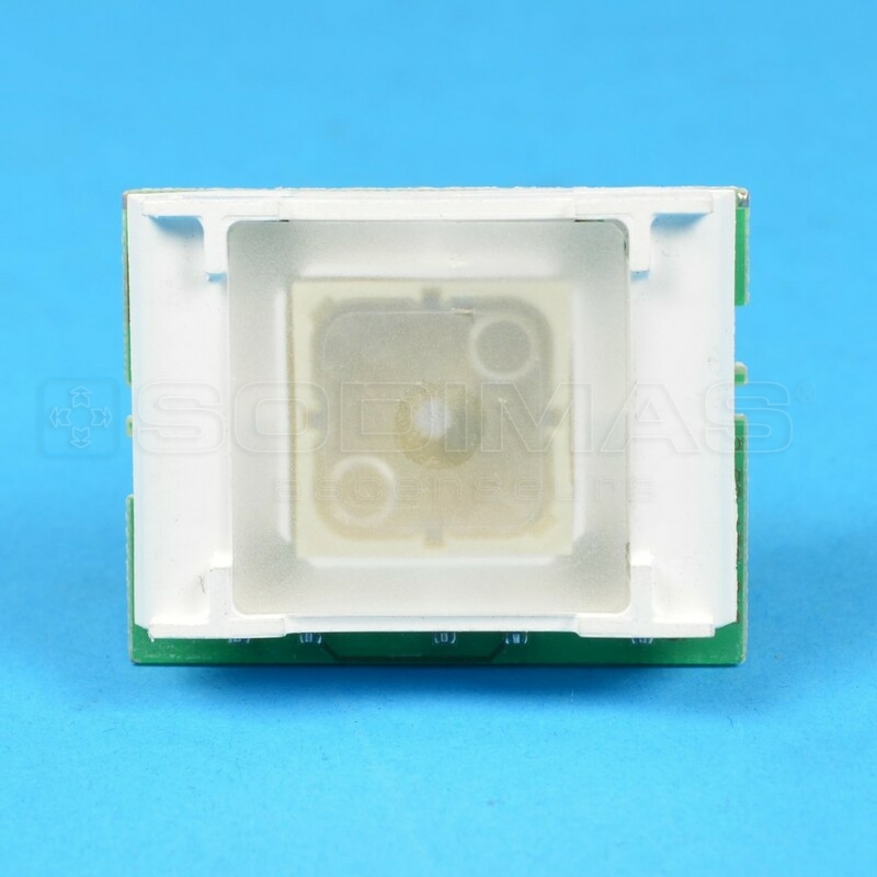 Bouton M man. 60 VCC lumineux 24 V rouge