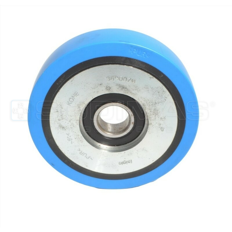 Galet marche Ø 110 -largeur 22,5mm -AXE 20 mm- compatible
