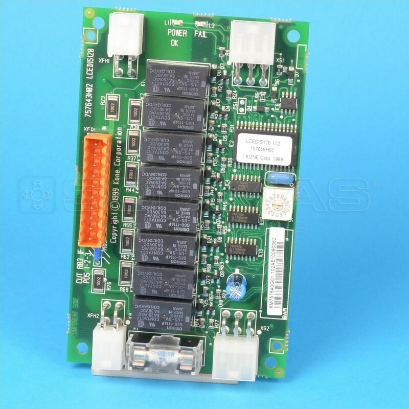 Carte indicateur étage LCEDIS120 -compatible 757640G01