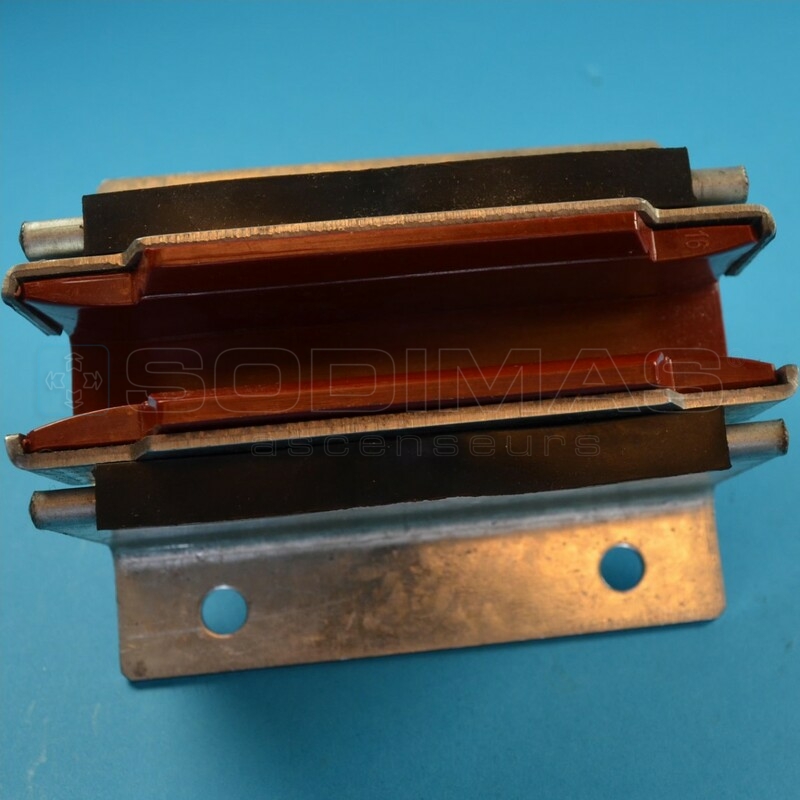 Jeu de 4 supports + garnitures guide de 16 - H 125 mm