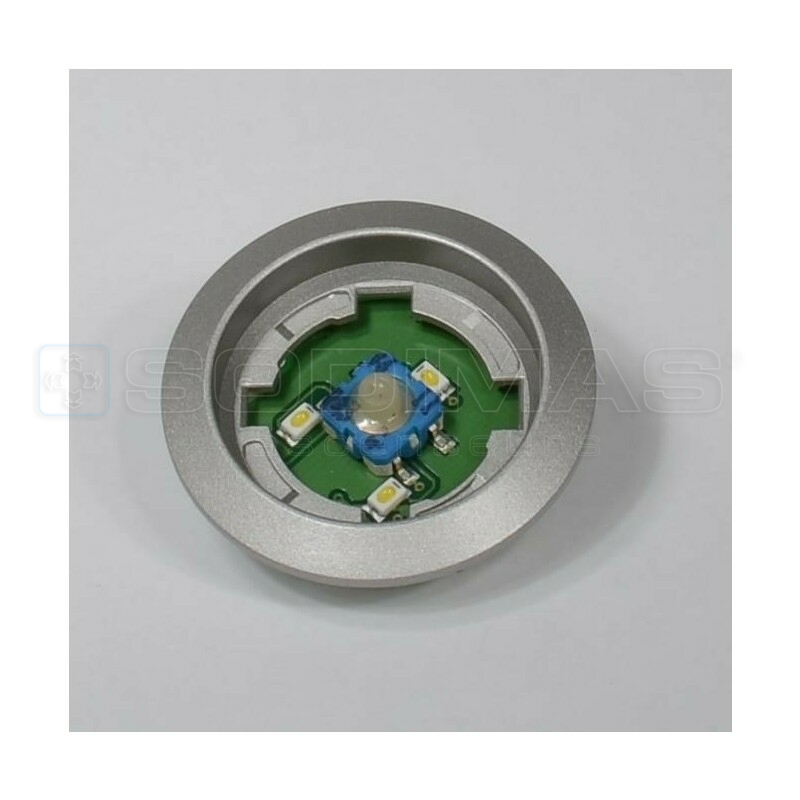 Bouton KSS gris palier KM804342G15 -led blanc -bouton esclave