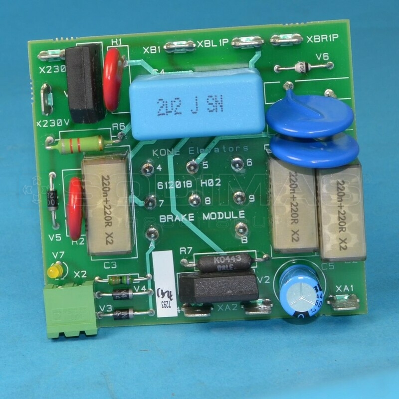 Carte frein LCEBRK avec redresseur -compatible 612012G01 pour V3F16ES