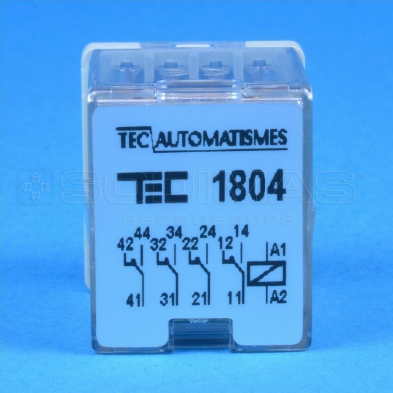 Relais TEC 1804 24 Vcc-compatible