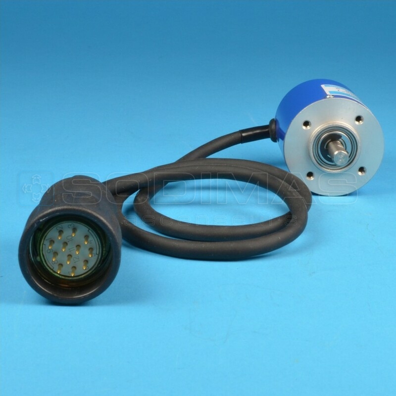 Codeur Tamagawa TS5307566 (Ø 38 mm - 5 Vdc) + câble et connecteur KM842420G01 - compatible