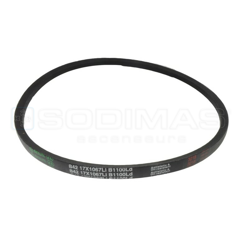 Courroie trapézoïdale 17*11*1100 -B42 - compatible