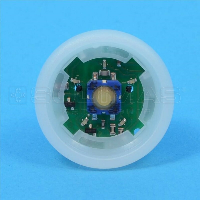 Bouton KSS blanc cabine F2KKIB (DOB) - marquage 772823H05 - bouton réouverture et fermeture KM804343G05