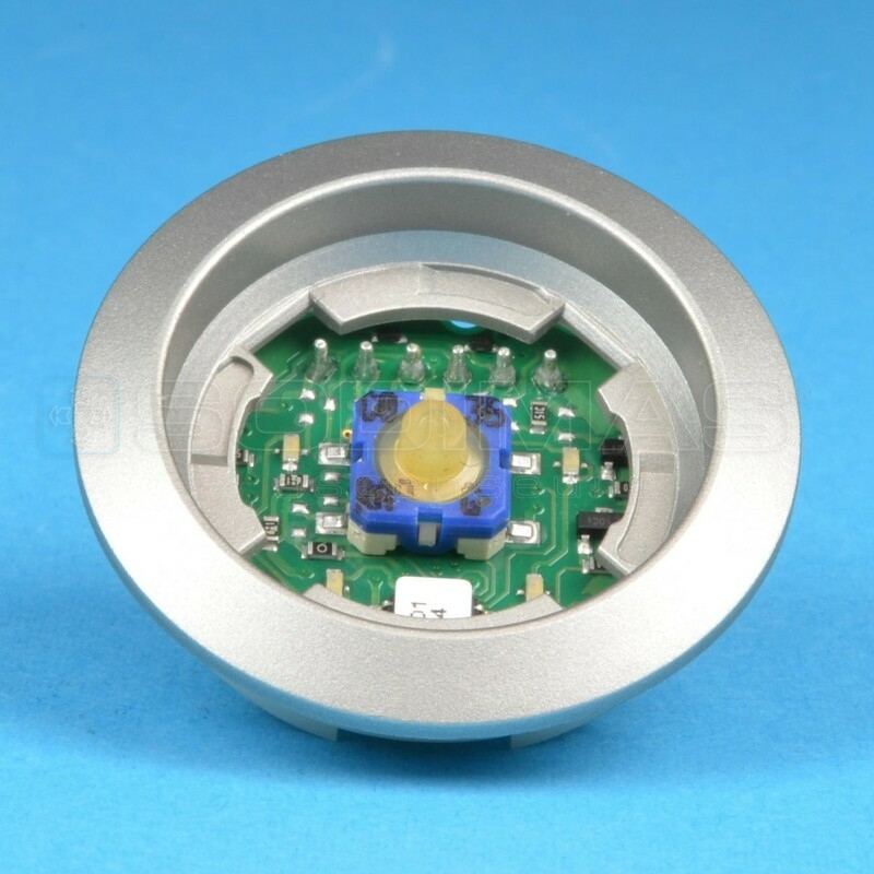 Bouton KSS gris palier + buzzer marquage 50015167H01 Eclairage par LED orange Réf KM804342G08