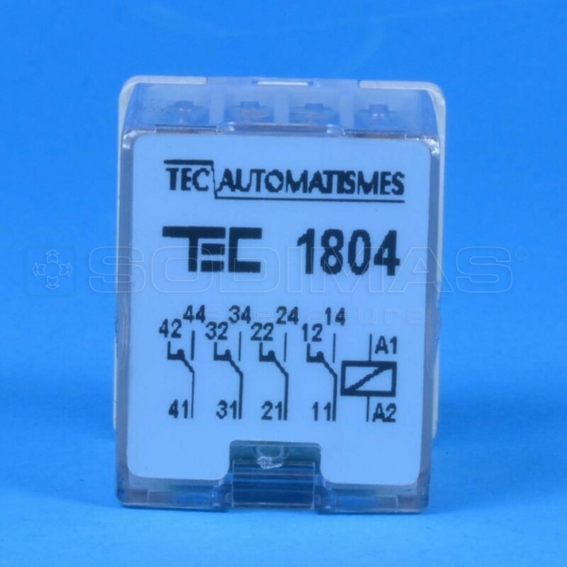 Relais TEC 1804 220 VCC-compatible