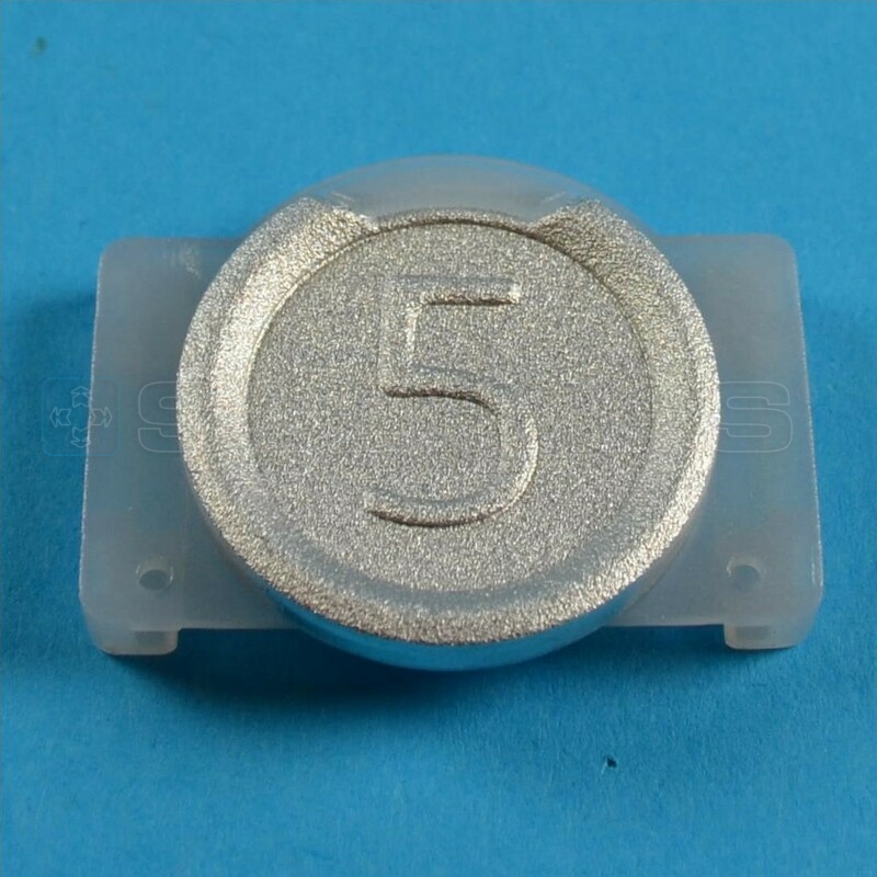 Touche grise métal gravée 5 bouton Sigma