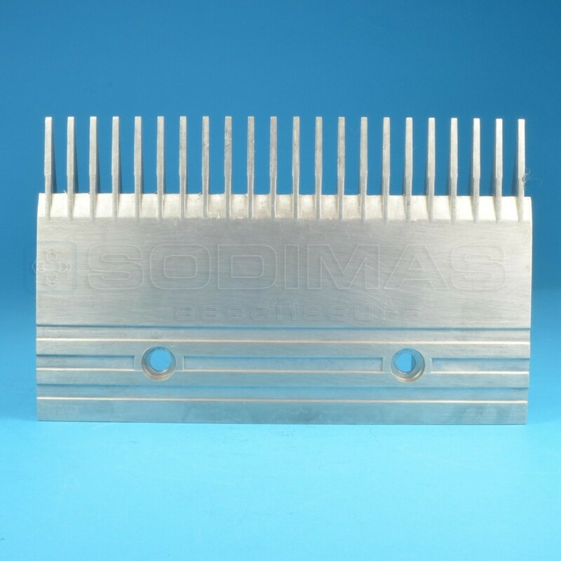 Peigne aluminium central 22 dents - Kone EGT - compatible