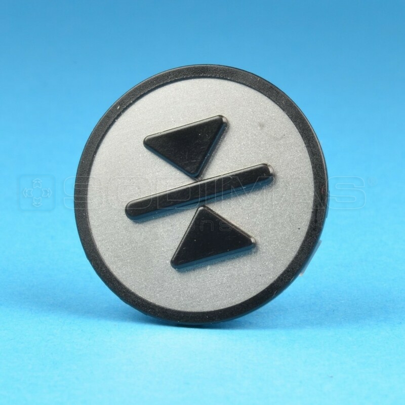 Pastille KSS gravée symbole refermeture porte