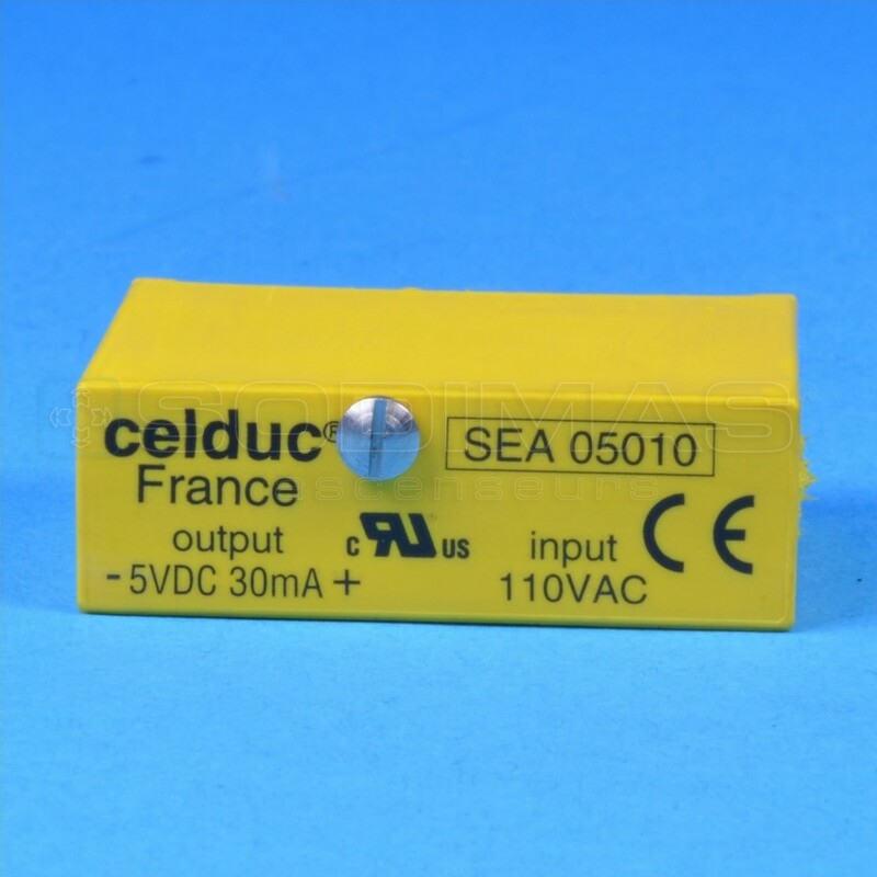 Optocoupleur jaune IAC5 - 110 Vca - 5 Vcc - EPB2-compatible