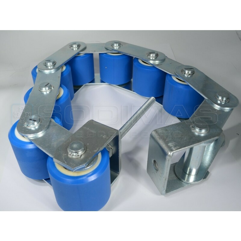 Chaine pression main courante 8 rollers -compatible