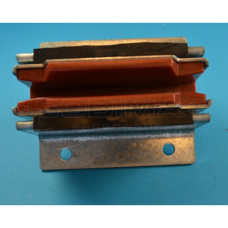 Jeu de 4 supports + garnitures guide de 9 - H 125 mm