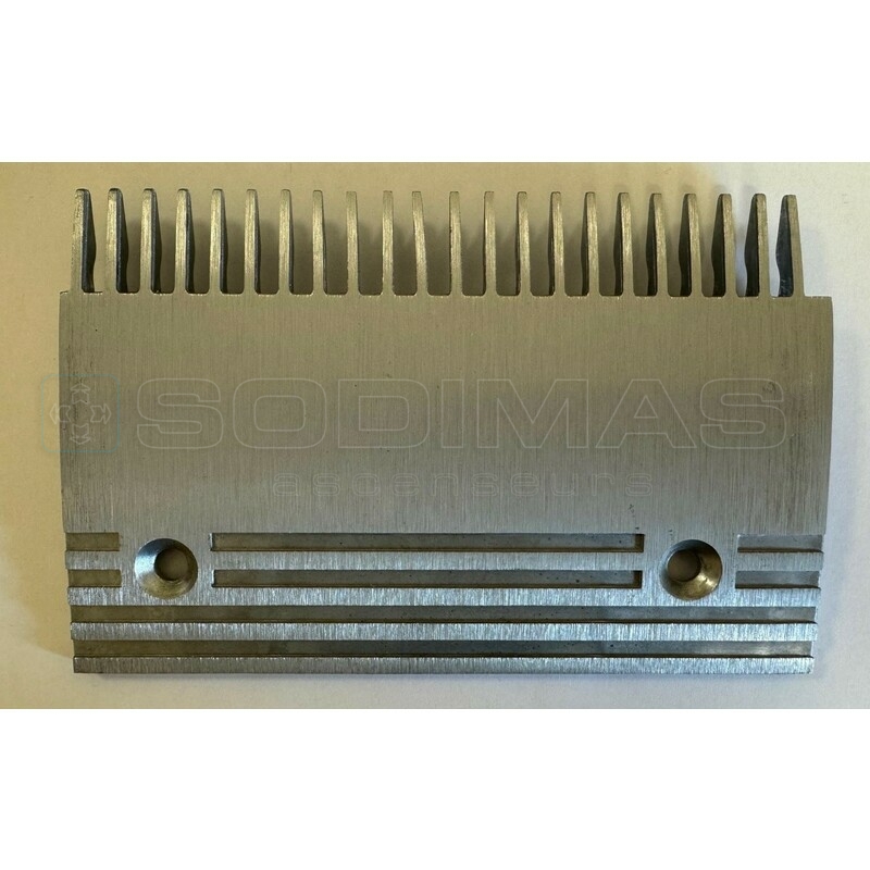 Peigne aluminium droit B Travelmaster