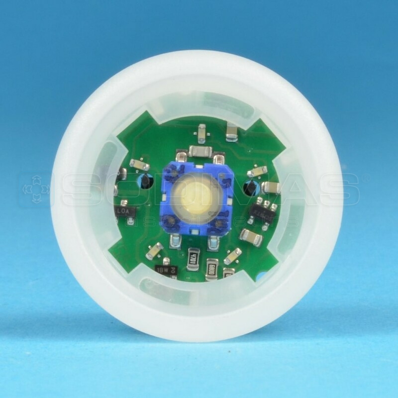 Bouton KSS blanc cabine F2KKIB marquage 772823H06 Eclairage par LED orange Réf KM804343G01