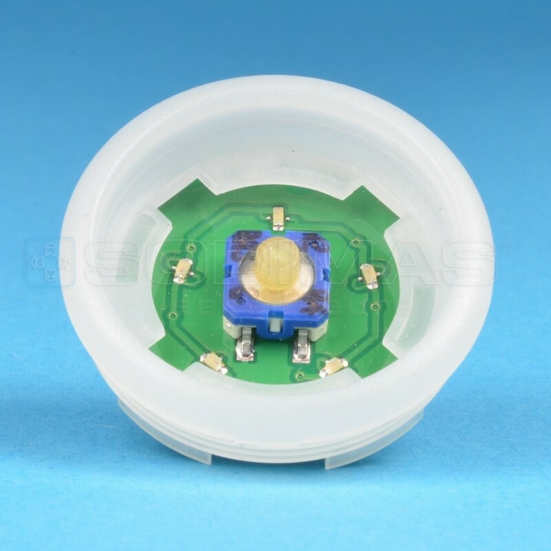 Bouton KSS blanc palier F2KFB2 marquage 772903H05 Bouton esclave (bas) Eclairage par LED orange Réf KM804342G05
