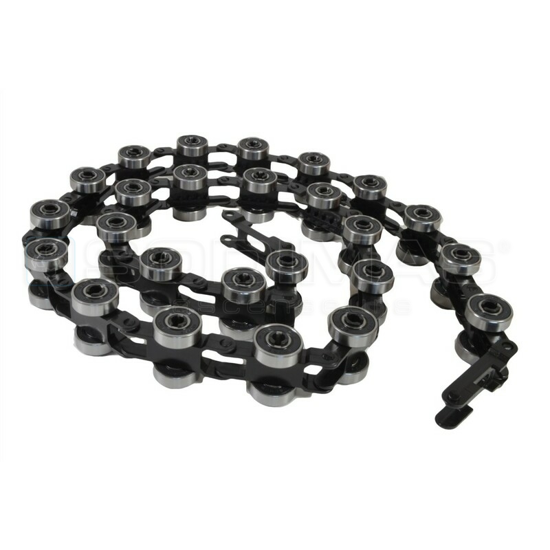 Chaine de 56 galets de crosse de main courante (28 setde 2 galets avec attaches) -hauteur balustrade 1100 mm-- compatible Travelmaster