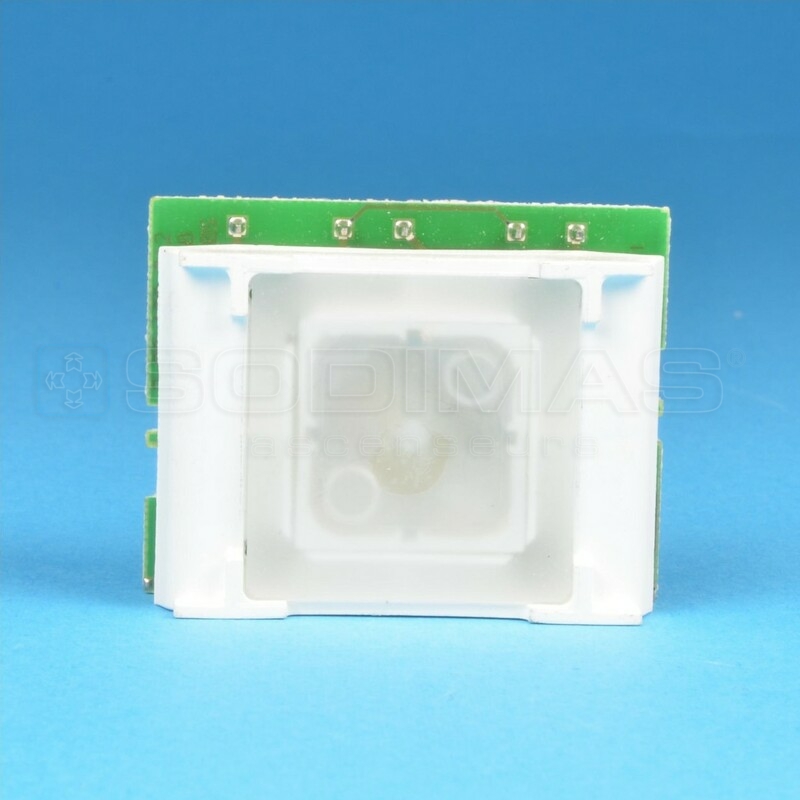Bouton M man. 60 VCC lumineux 60 V jaune