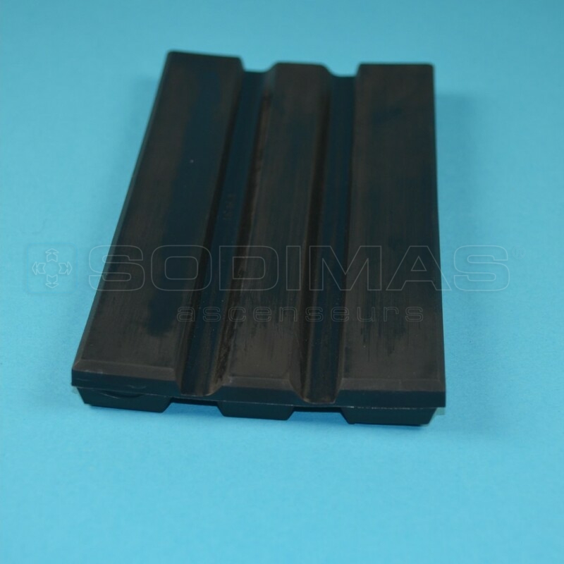 Garniture Coulisseau cabine avec rebords L150 mm guide de 16 mm