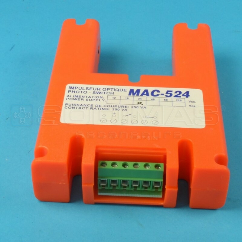 Capteur magnétique 524 - 24 V - 1NO - 1NF - 1 faisceau