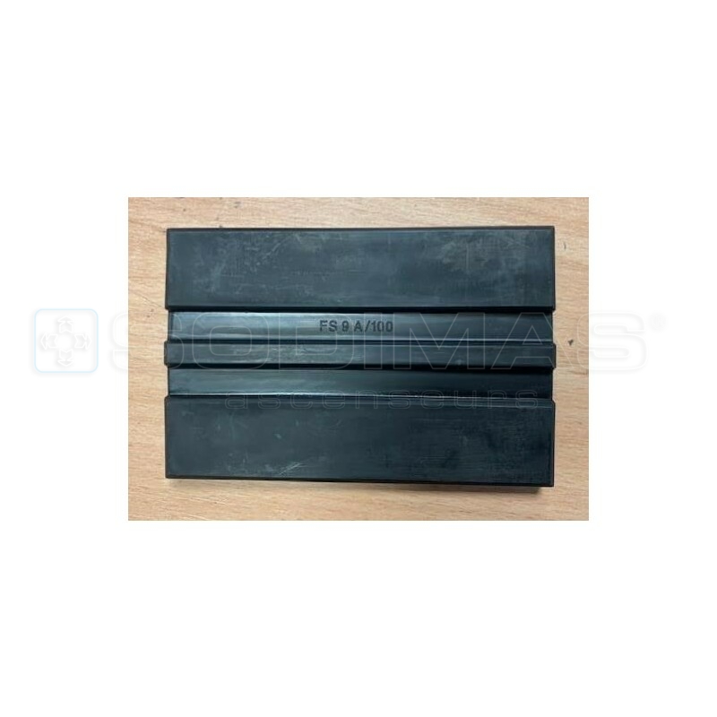 Garniture coulisseau 100*25*30 avec rebords- Guide de 9