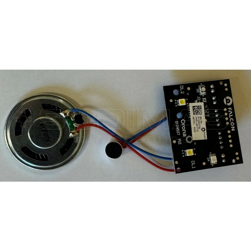 Carte eclairage secours 6v amp 2 led + Haut Parleur