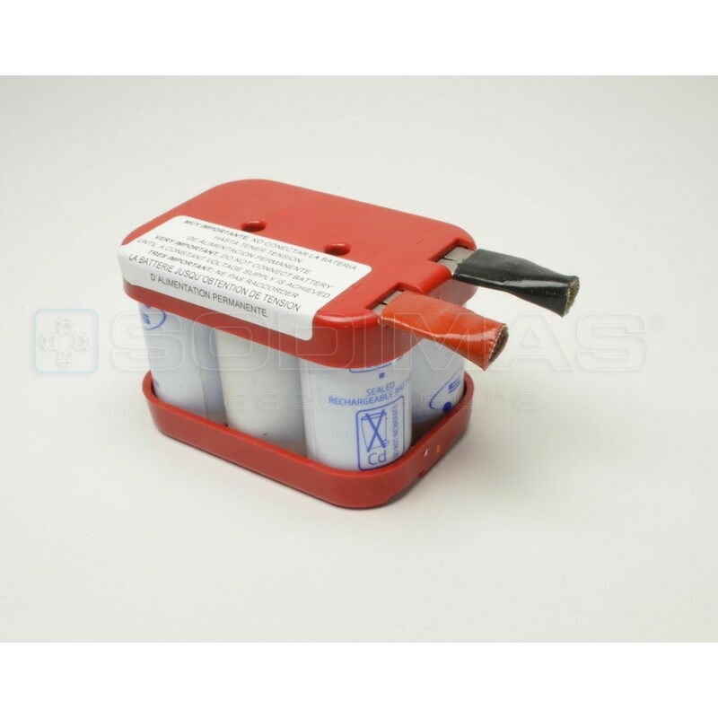 Batterie 6V 1,2 AH-avec flasques -ARCA 5123020