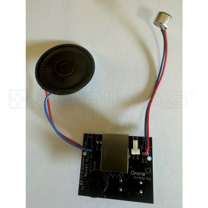 Carte microphone/haut parleur avec eclairage teleservice 5124526 ARCA 3