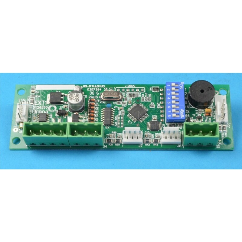 Carte extension 1 - 5124530 - ARCA 3 Remplace les cartes : - 5124036 (ARCA) - 5124330 - 5124331 - 5124430 (ARCA 2)